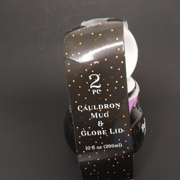 Witch "Pick Your Poison" Cauldron Mug Snow Globe Lid - Picture 3 of 5